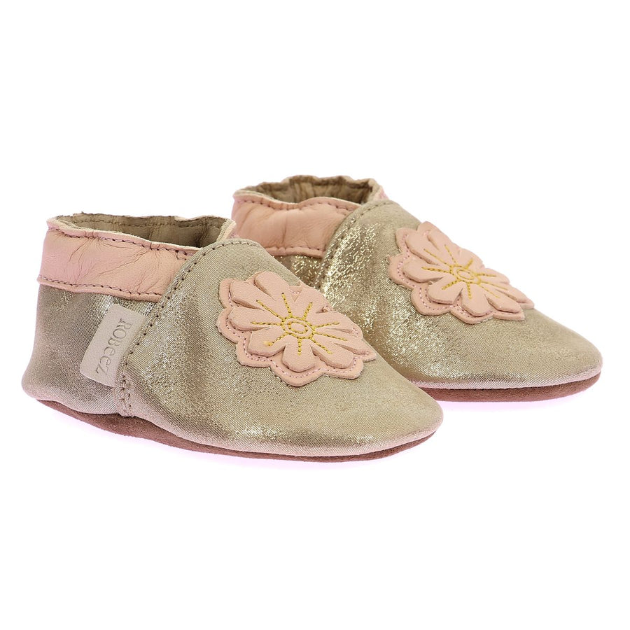 Robeez Zapatitos Just A Flower Oro