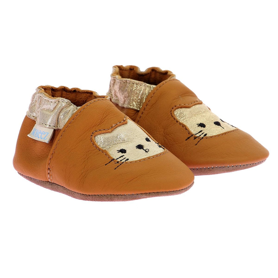 Robeez Chaussons Crêpe Wild Kitten Camel