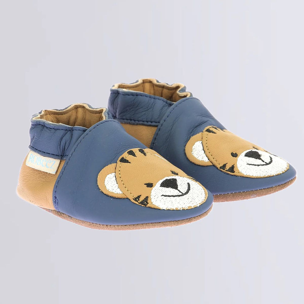 Robeez Zapatillas Tigroo Azul Camel