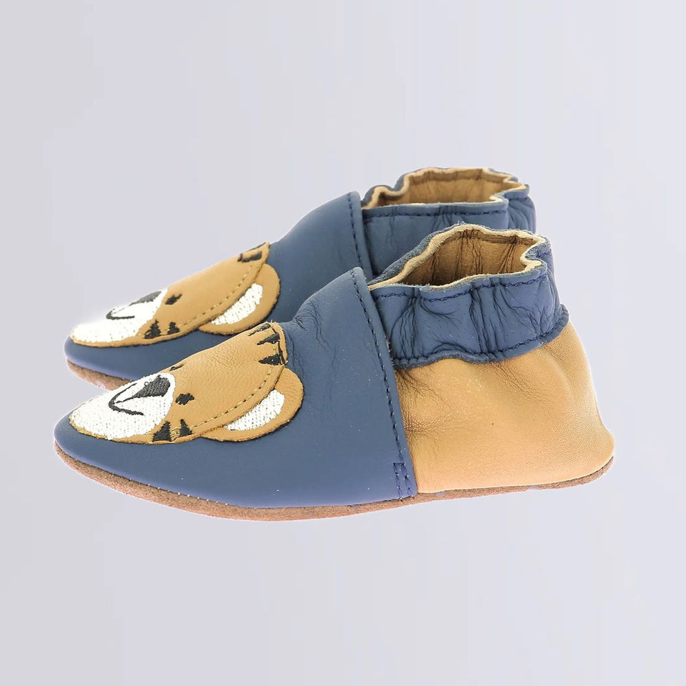 Robeez Zapatillas Tigroo Azul Camel