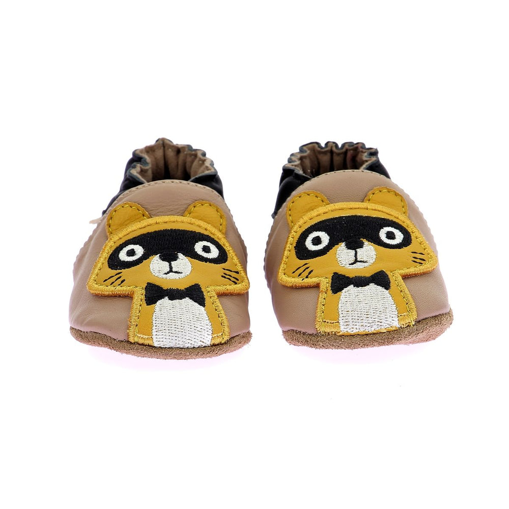 Robeez Chaussons Raycoon Marron Clair