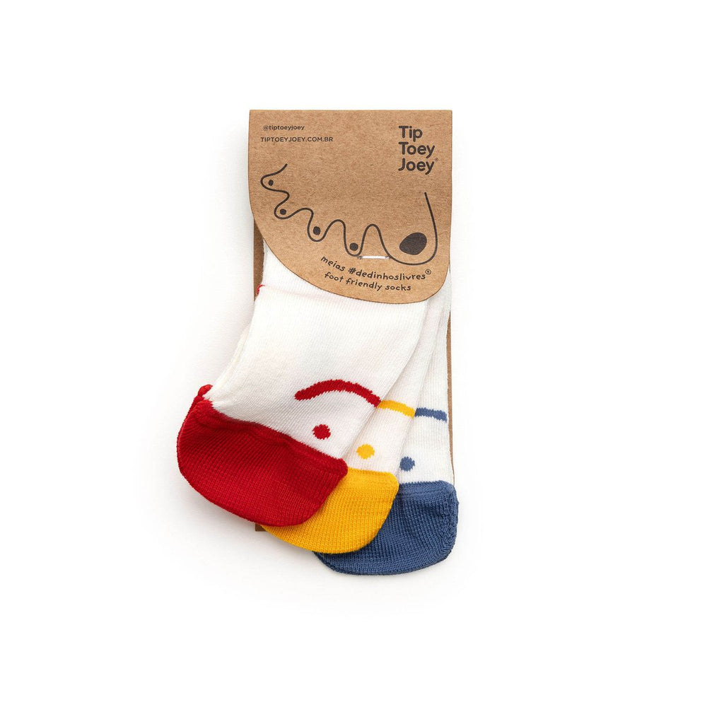 Tip Toey Joey Chaussettes Smile Multicolore Pack 3 paires