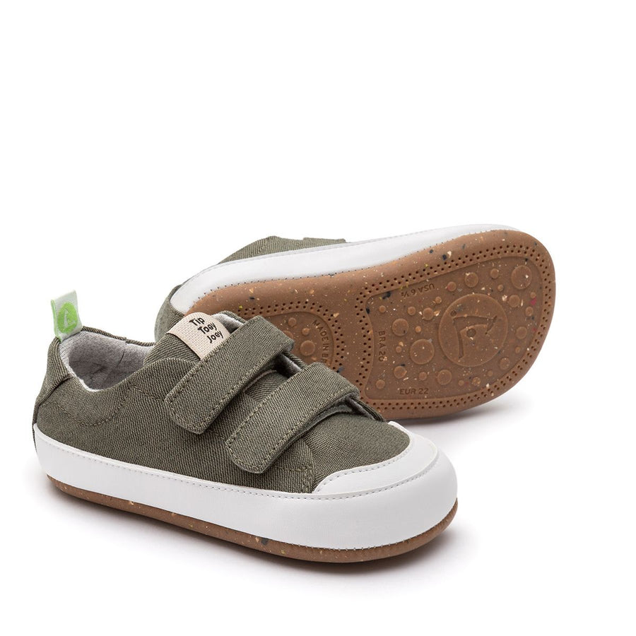 Tip Toey Joey Primeiros Bossy Green Verde Eco Canvas