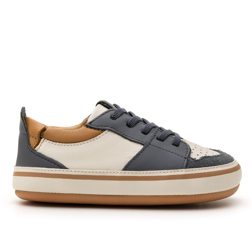 Tip Toey Joey Primeiros Sneakers Ollie Tapioca Slate Blue Hay