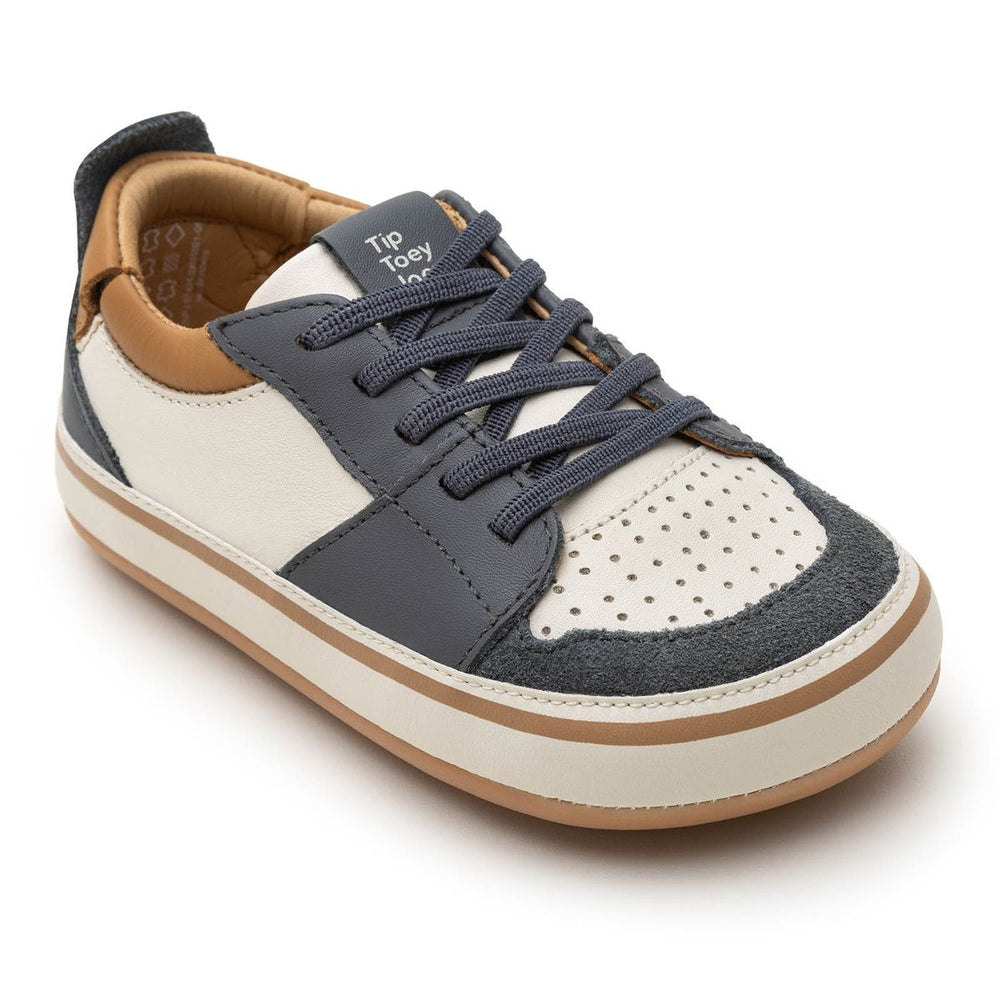 Tip Toey Joey Primeiros Sneakers Ollie Tapioca Slate Blue Hay