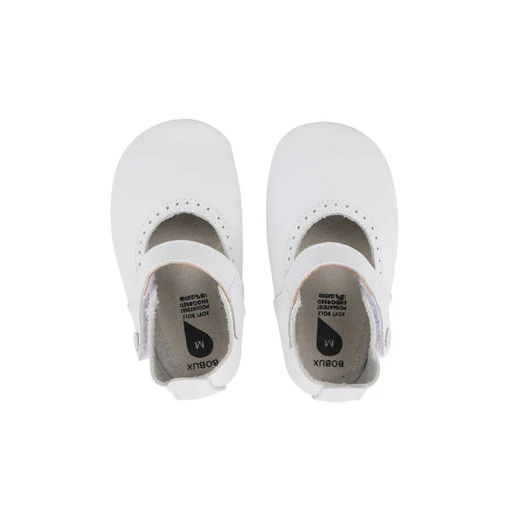 Bobux Zapatitos T-bar Blanco