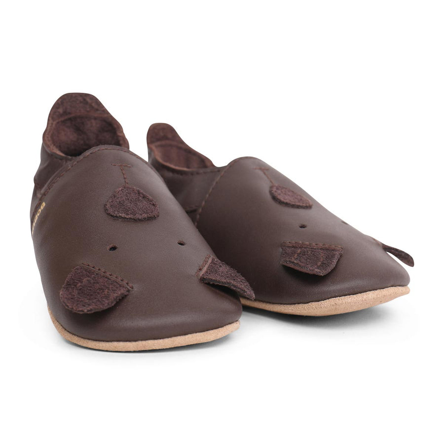 Bobux Chaussons Ourson Chocolat