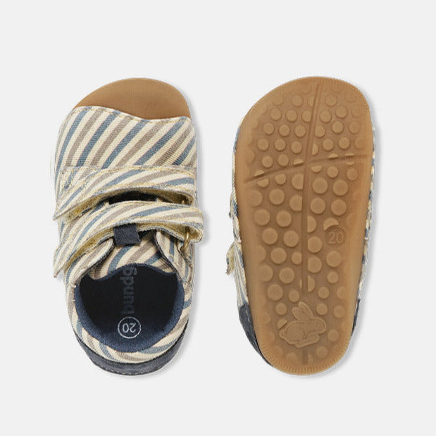 Bundgaard Petit Low Strap Barefoot Oceanic Stripe