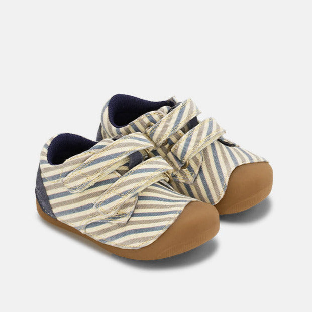 Bundgaard Petit Low Strap Barefoot Oceanic Stripe