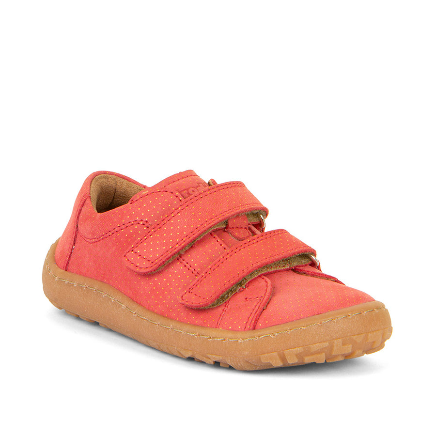 Froddo Barefoot Cuir Velcros Corail