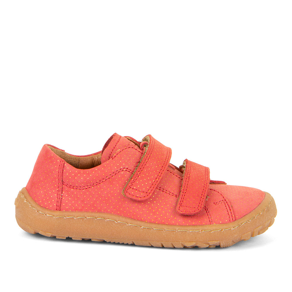 Froddo Barefoot Cuir Velcros Corail