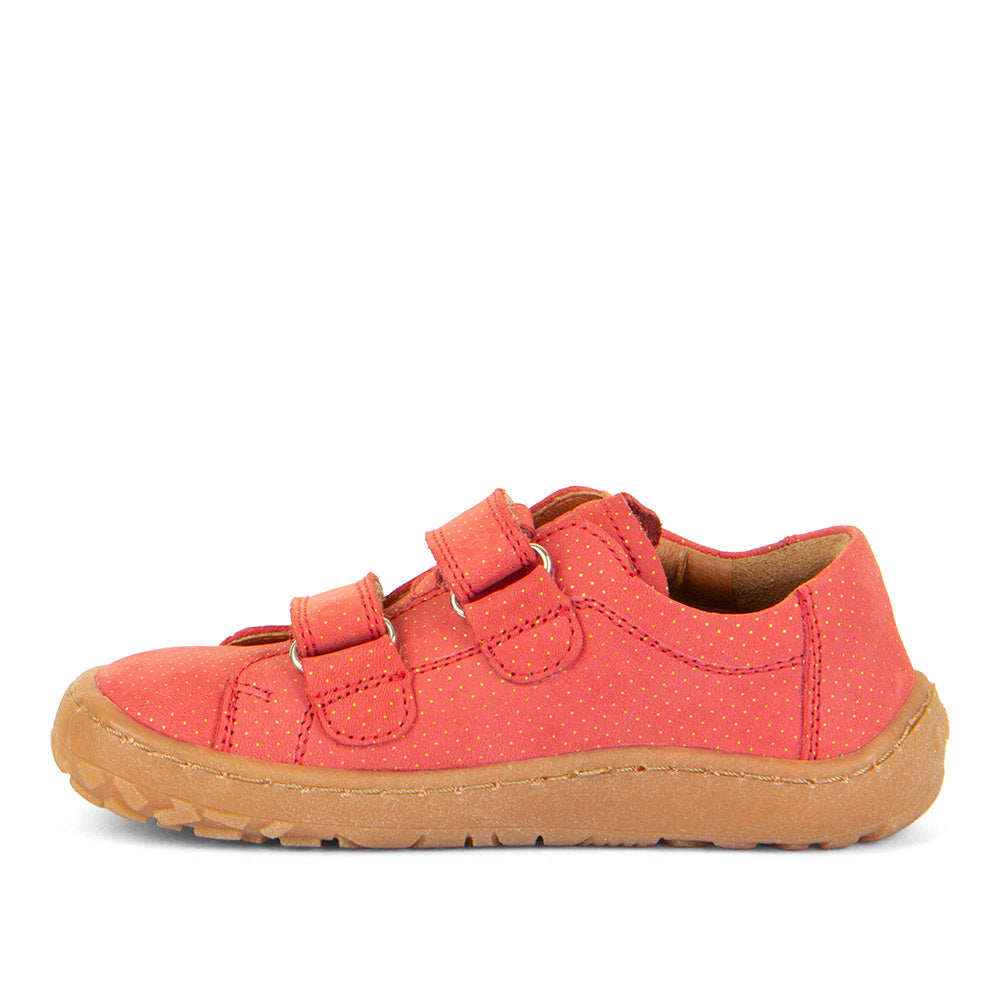 Froddo Barefoot Cuir Velcros Corail