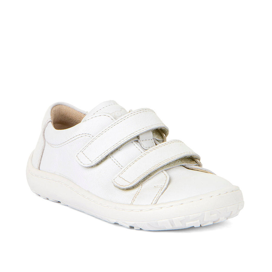 Froddo Barefoot Cuir Velcros Blanc