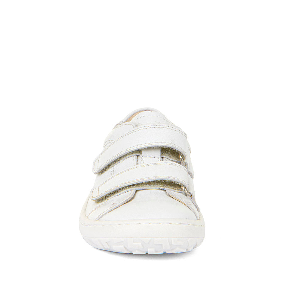 Froddo Barefoot Cuir Velcros Blanc