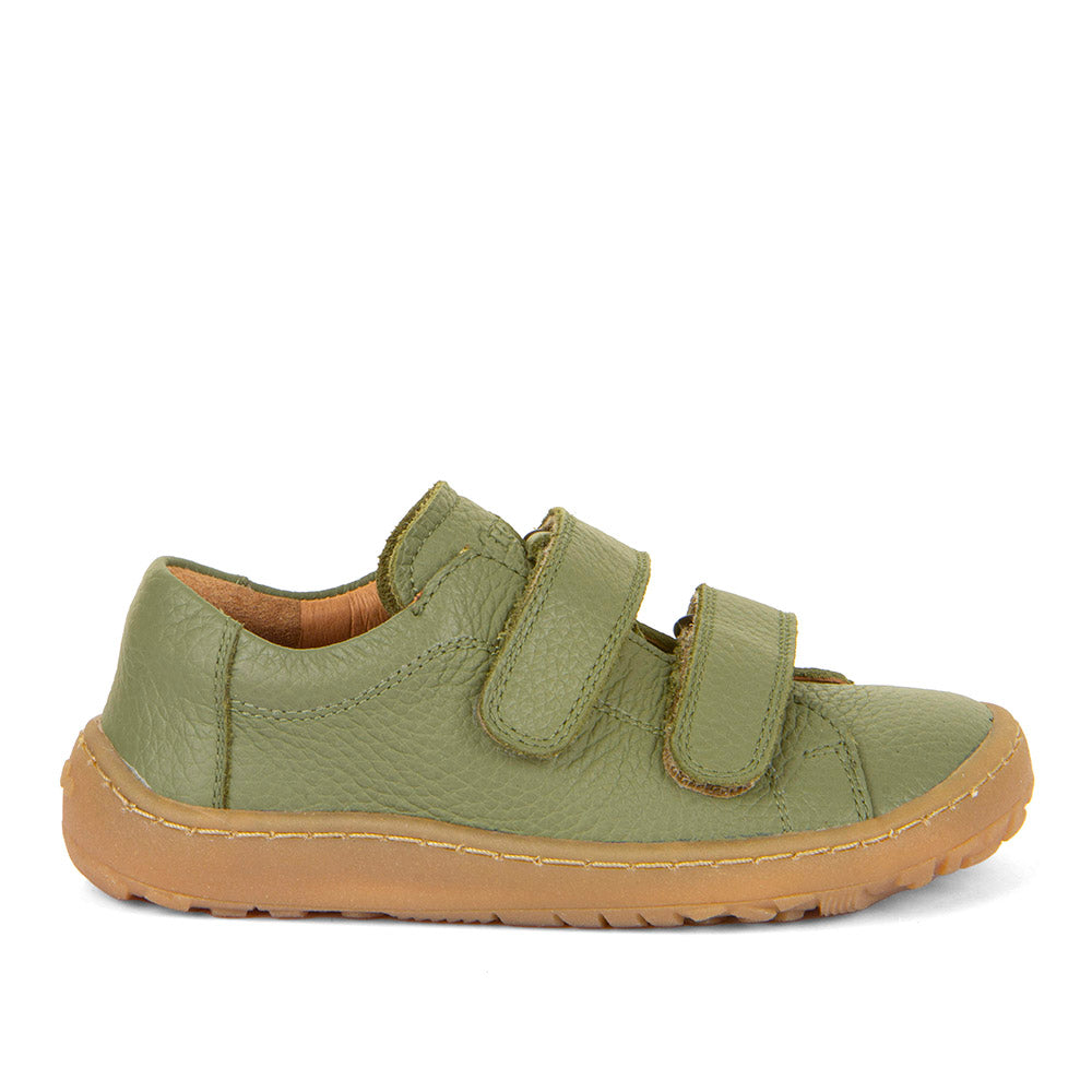 Froddo Barefoot Cuir Velcros Olive