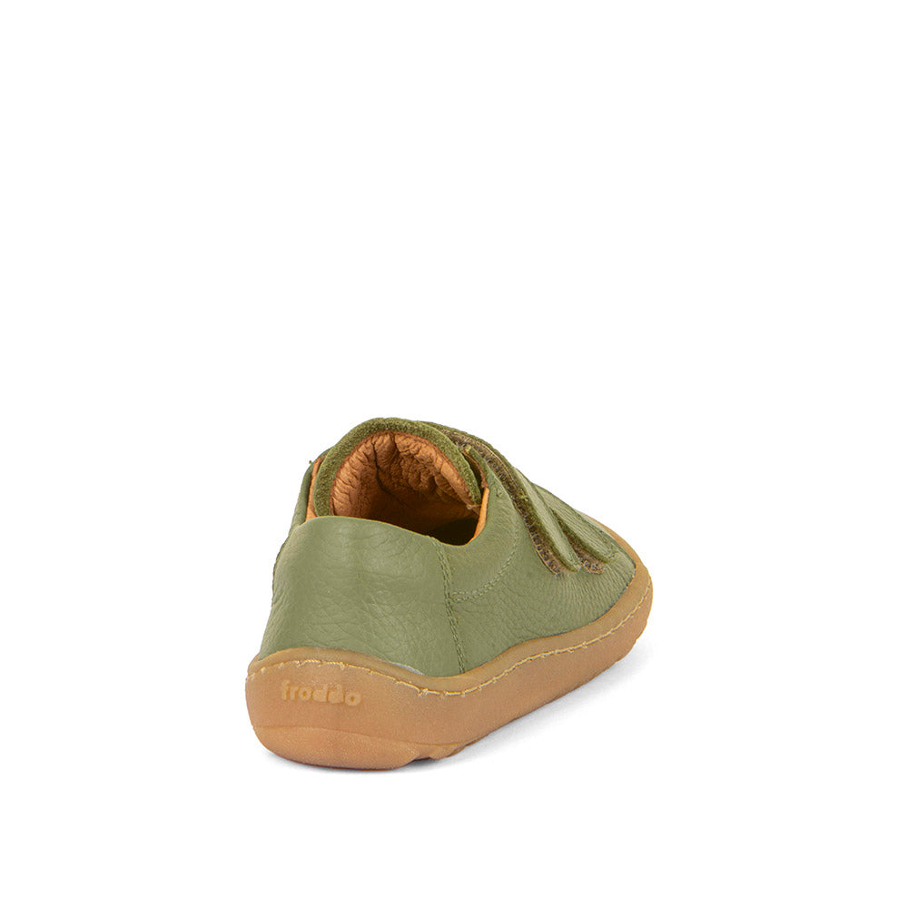 Froddo Barefoot Cuir Velcros Olive