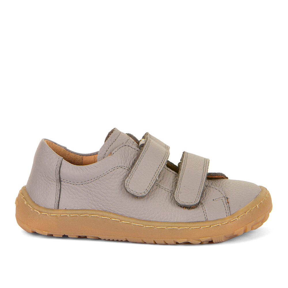 Froddo Barefoot Cuir Velcros Light Grey