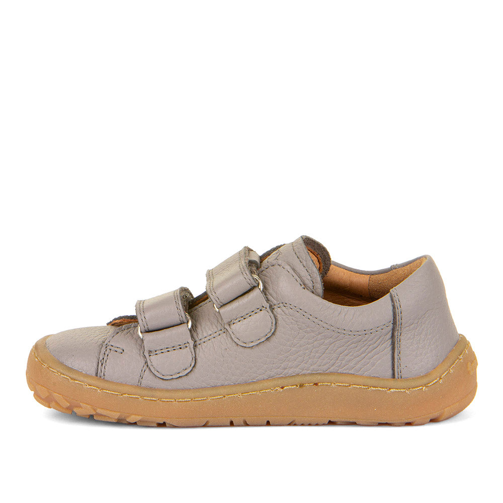 Froddo Barefoot Cuir Velcros Light Grey