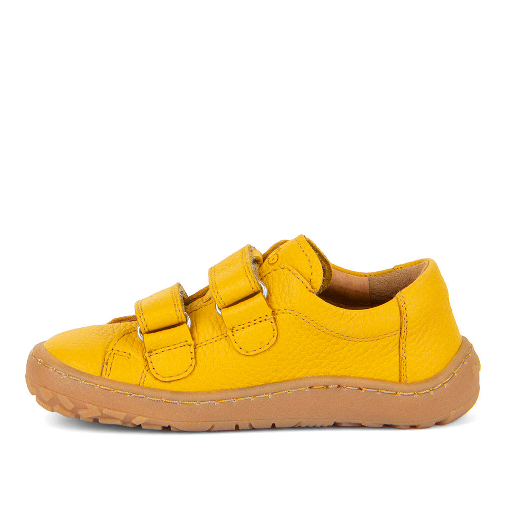 Froddo Barefoot Cuir Velcros Yellow