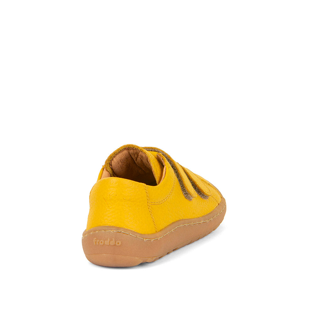 Froddo Barefoot Cuir Velcros Yellow