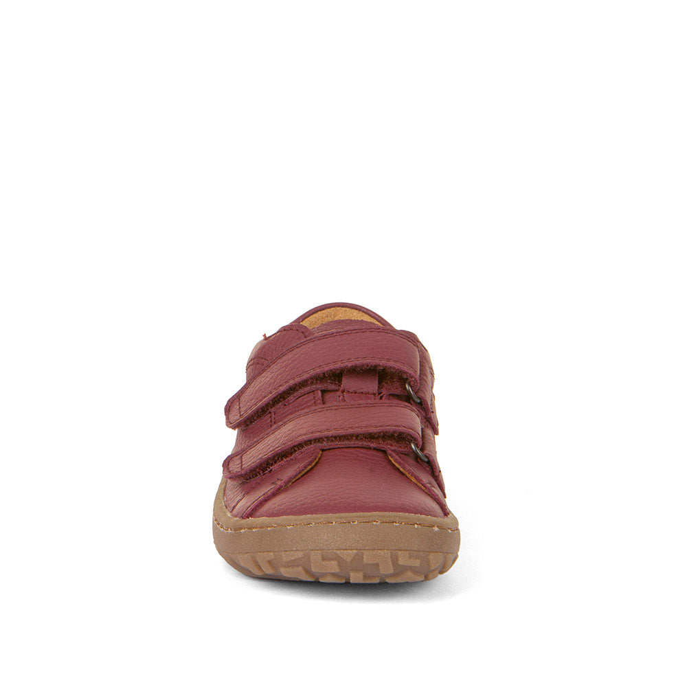 Froddo Barefoot Cuir Velcros Bordeaux