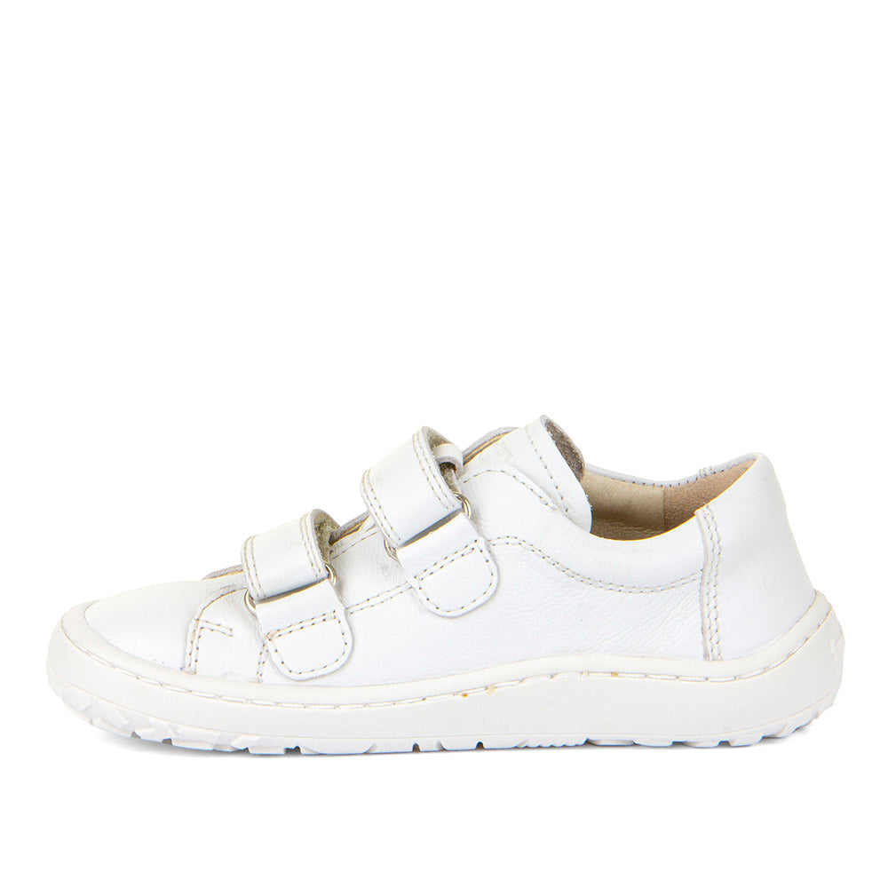 Froddo Barefoot Cuir Velcros White