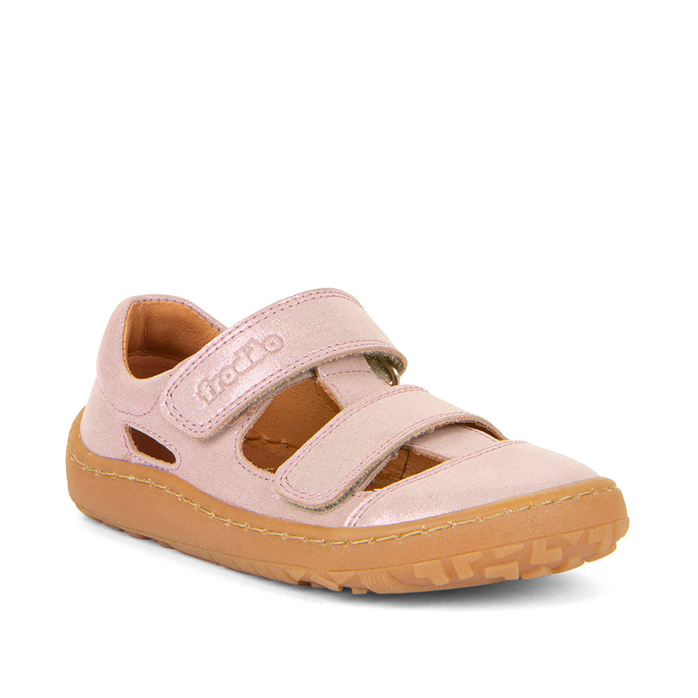 Froddo Barefoot Sandalias Dos Velcros Pink Shine