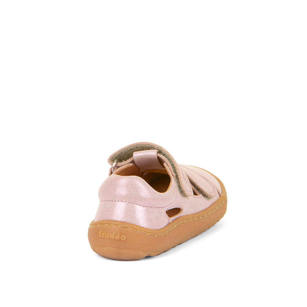 Froddo Barefoot Sandalias Dos Velcros Pink Shine