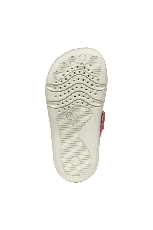 Geox Barefoot Steppieup Sandales Blanco Multi