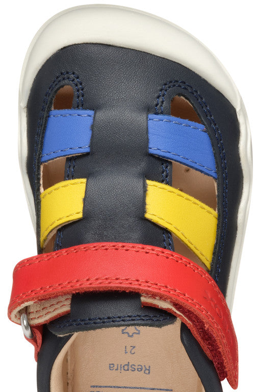 Geox Barefoot Steppieup Sandalias Azul Multicolor