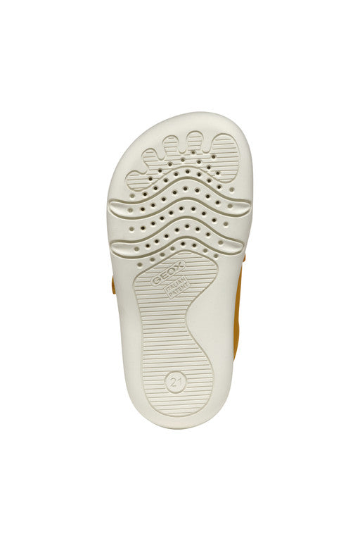 Geox Barefoot Steppieup Jaune Blanc