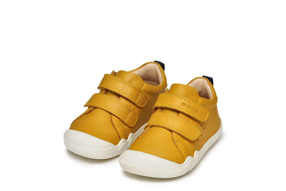 Geox Barefoot Steppieup Jaune Blanc