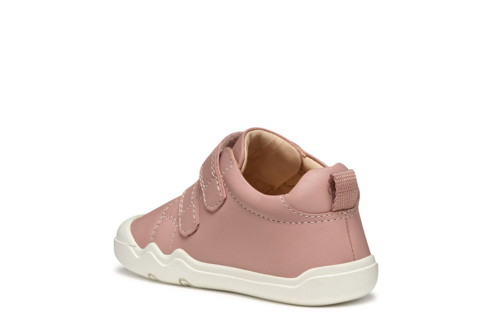 Geox Barefoot Steppieup Rose Blanc