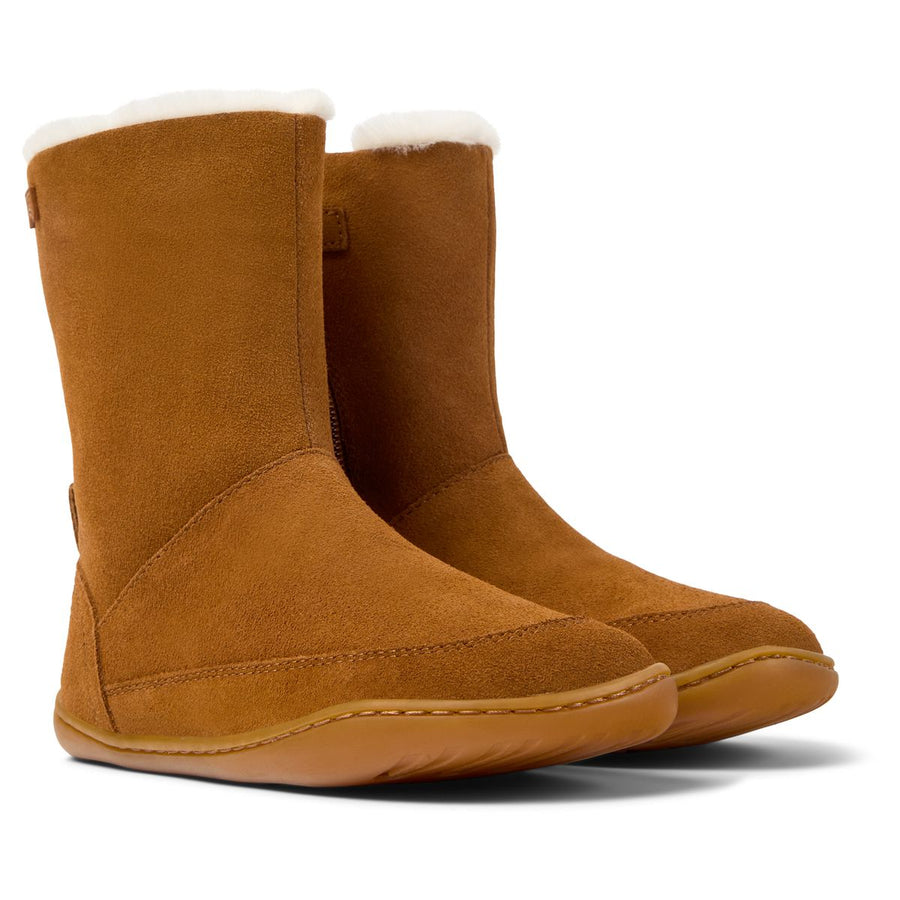 Camper Peu Botas Forradas Niño Camel