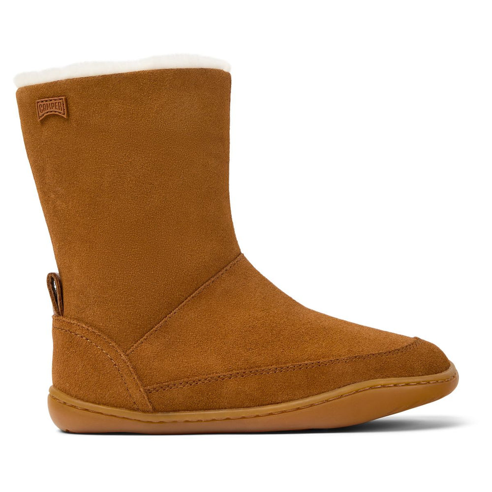 Camper Peu Kids Bottes Fourrees Camel