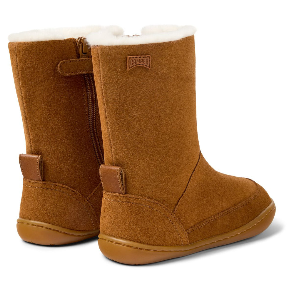 Camper Peu Botas Forradas Niño Camel