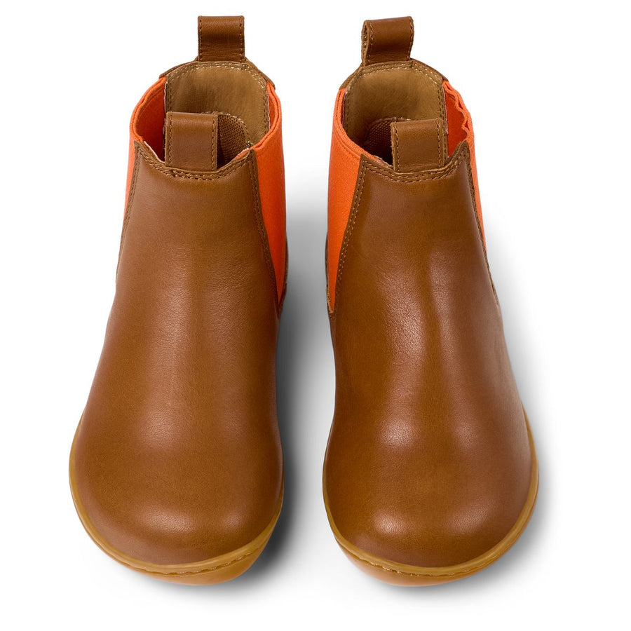 Camper Peu Kids Bottines Marron Orange