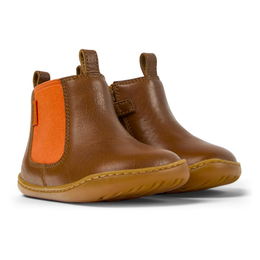 Camper Peu Bottines Marron Orange