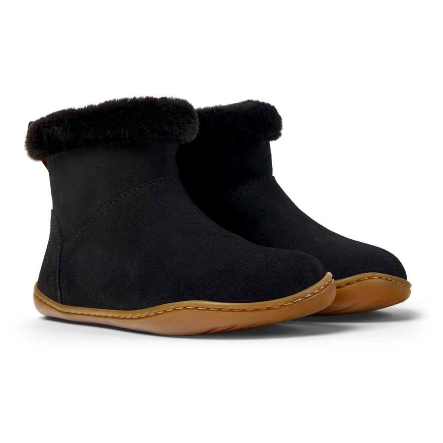 Camper Peu Kids Bottines Fourrées Noir