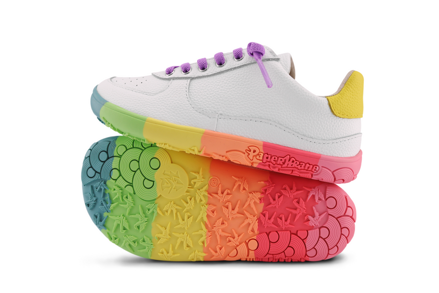 Paperkrane Low Sneakers Lacets Neon Junior