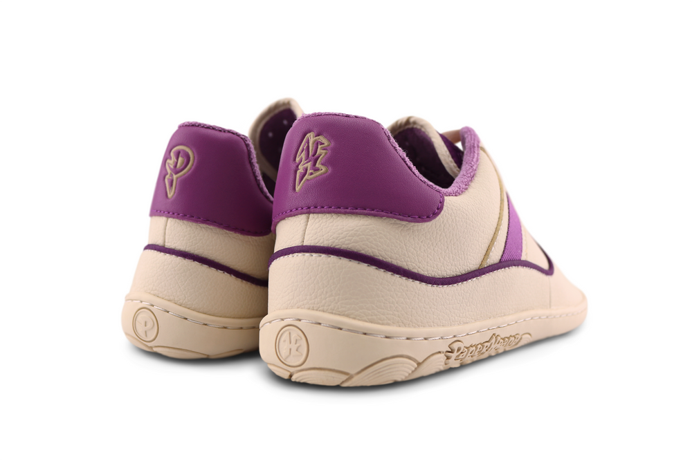 Paperkrane Retro Low Sneakers Lacets Plum Adulte