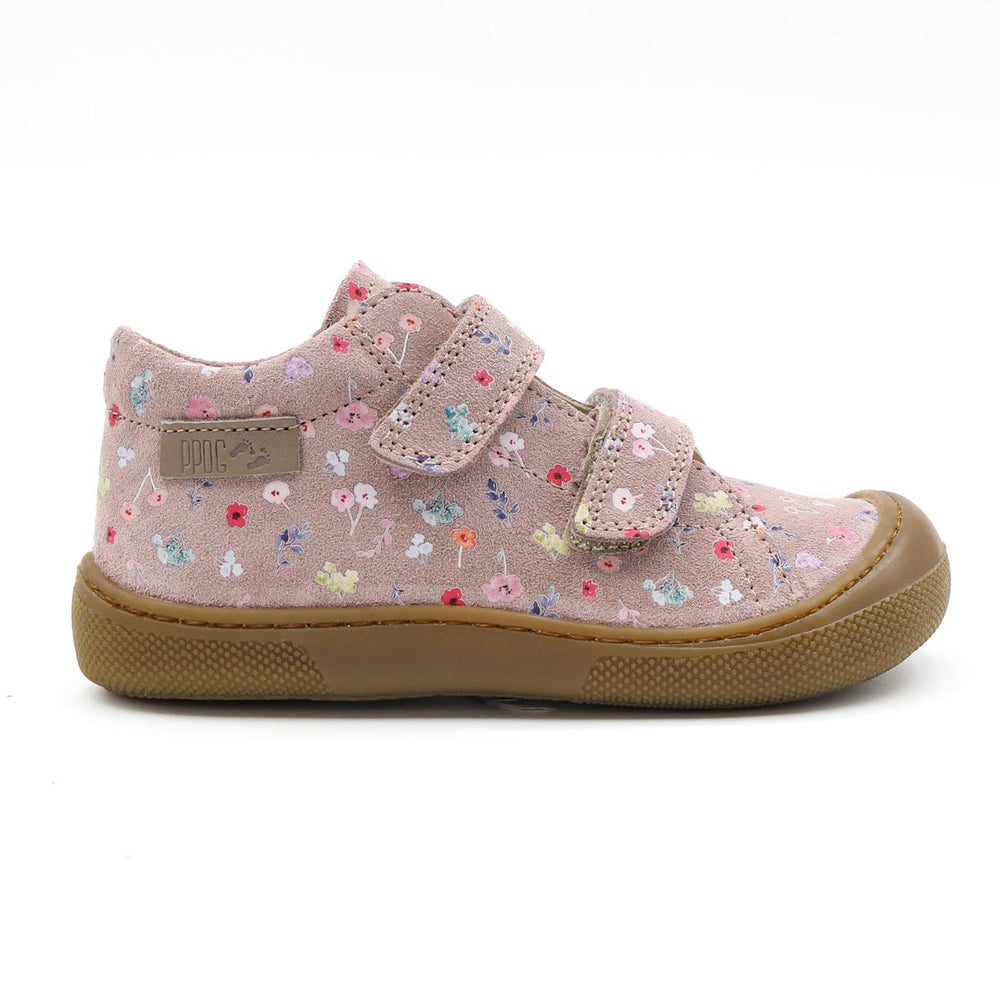 Naturino Barefoot Orec Velcros Flores Multi Rosa