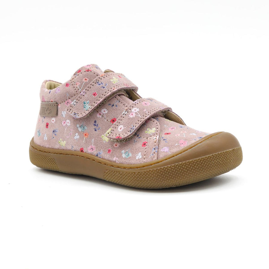 Naturino Barefoot Orec Velcros Fleurs Multi Rose