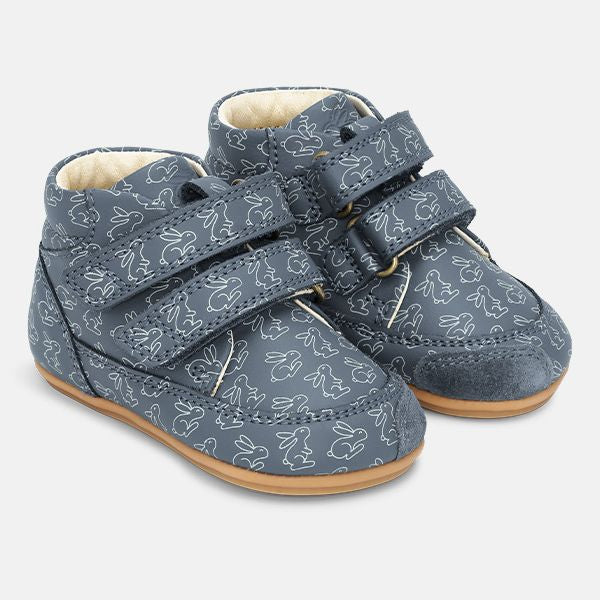 Bundgaard Prewalker II Velcro Rabbit Bleu