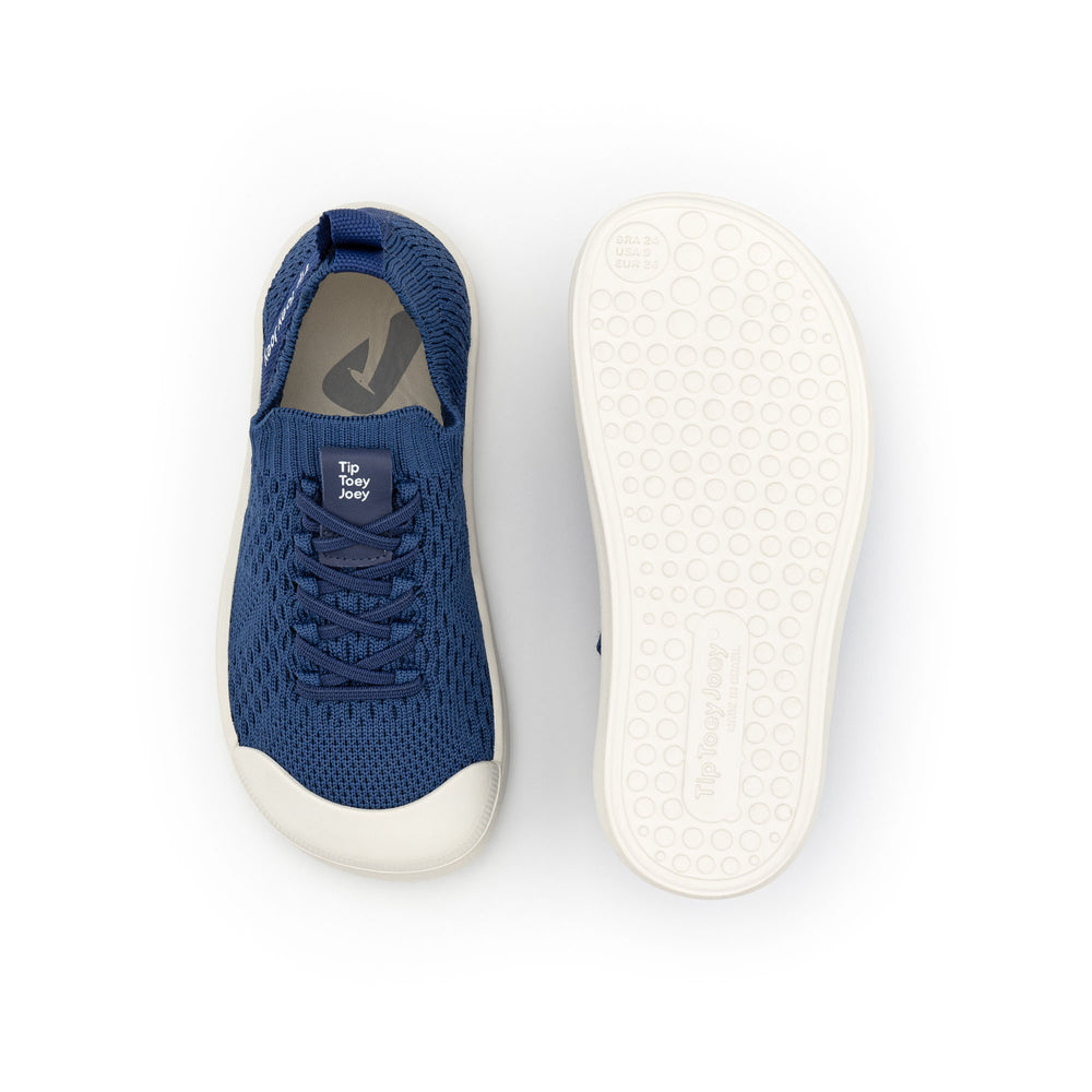 Tip Toey Joey Kidos Sneakers Easy Ocean Knit Deep Ocean