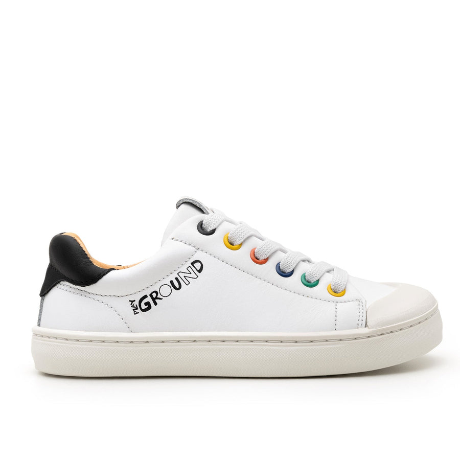 Tip Toey Joey Kidos Sneakers Volt Playground White Black