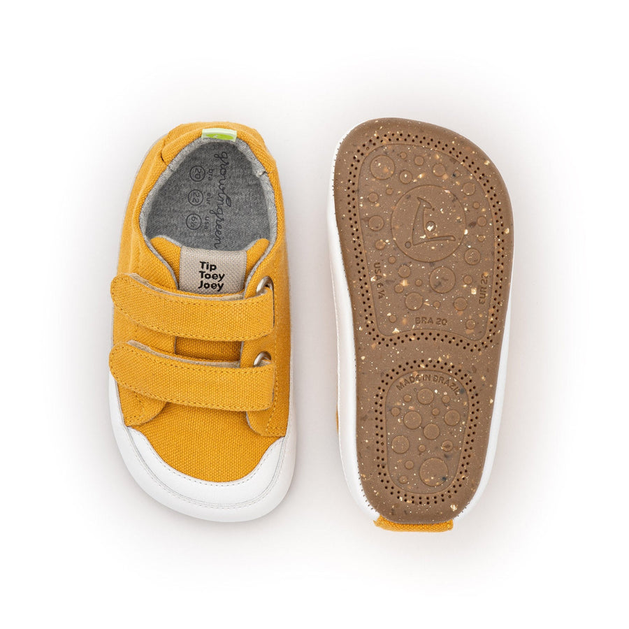 Tip Toey Joey Primeiros Bossy Green Amarelo Caja Canvas