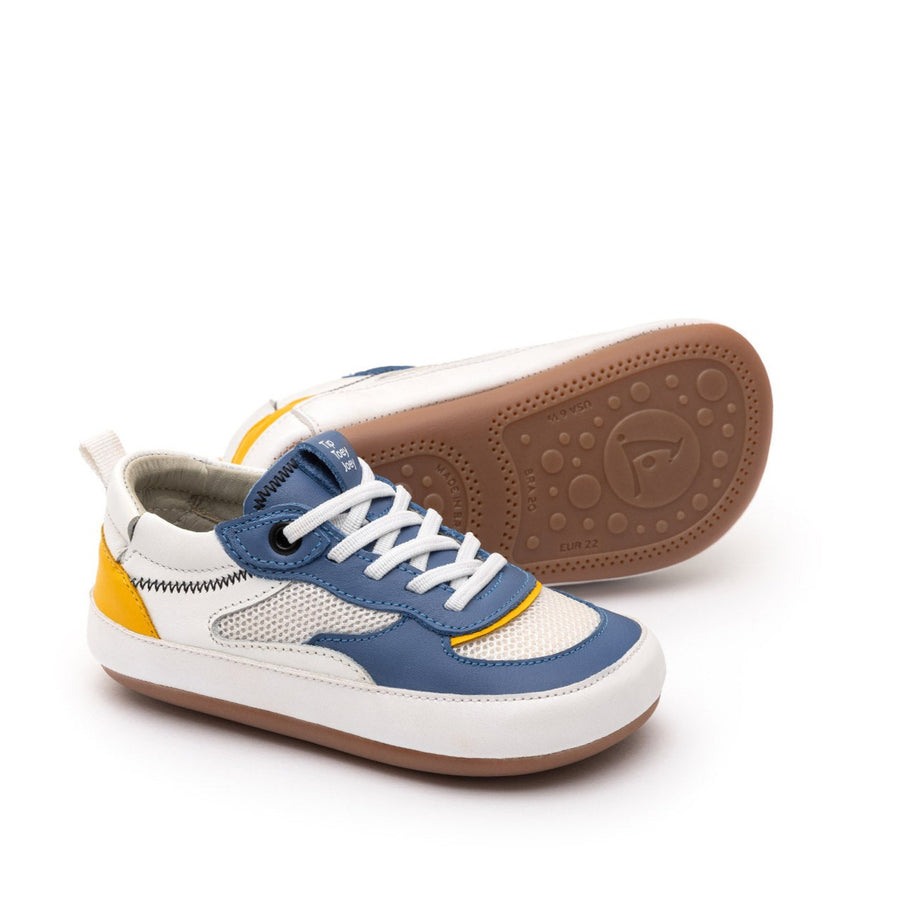 Tip Toey Joey Primeiros Sneakers Step Blue Tang White Caja