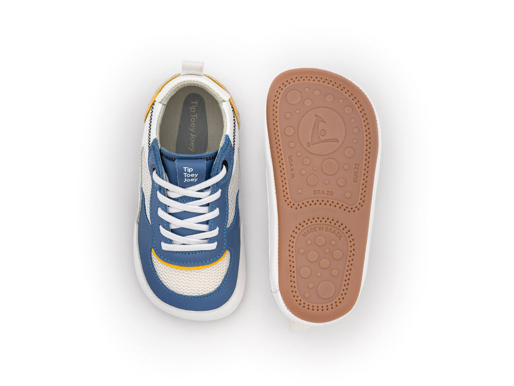 Tip Toey Joey Primeiros Sneakers Step Blue Tang White Caja