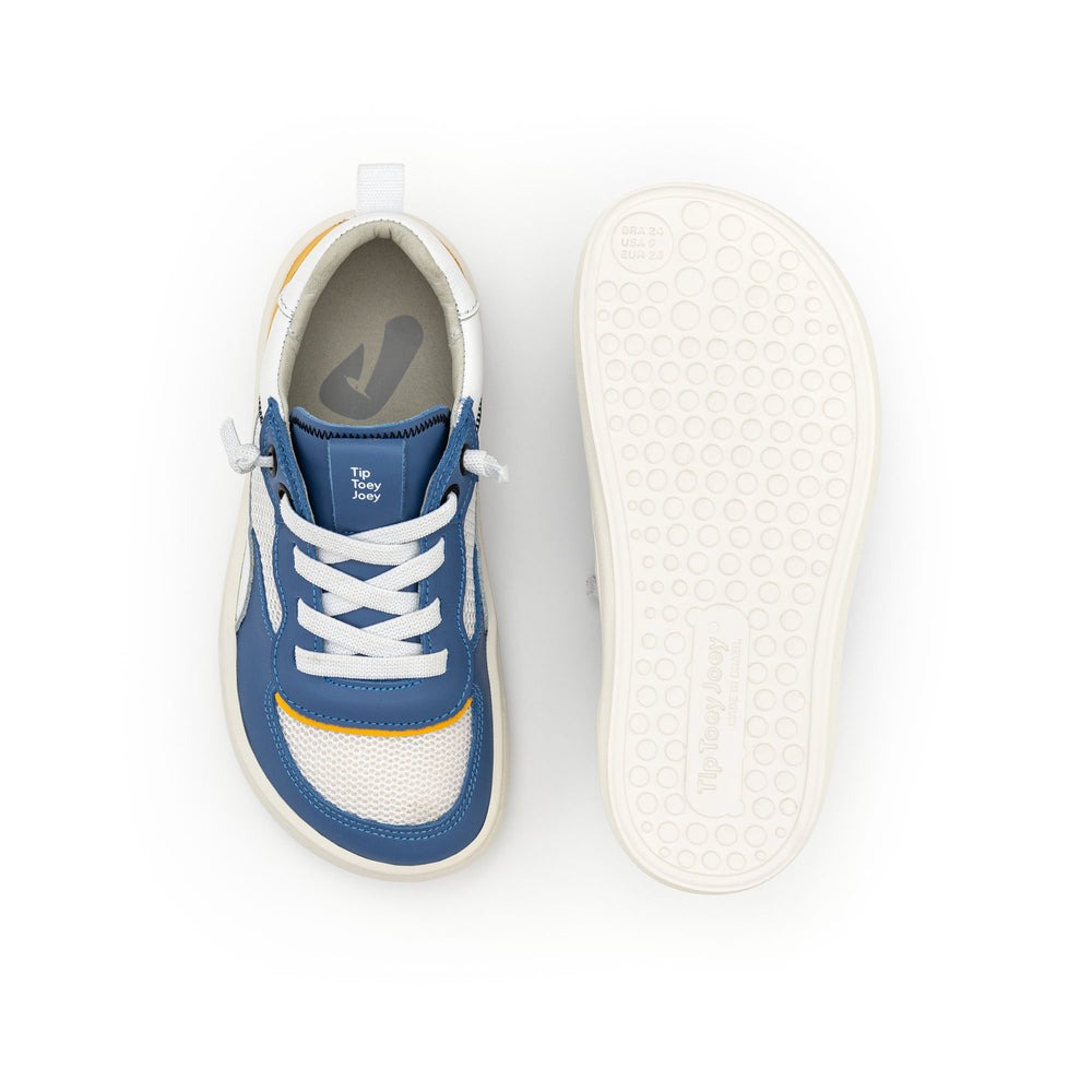 Tip Toey Joey Kidos Sneakers Step Blue Tang White Caja